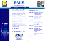 Desktop Screenshot of emis.sk